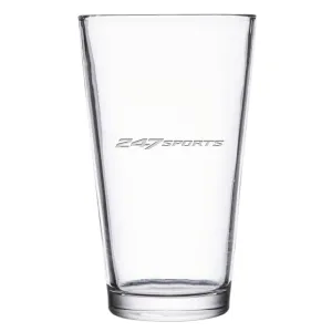 247Sports Logo Laser Engraved Pint Glass