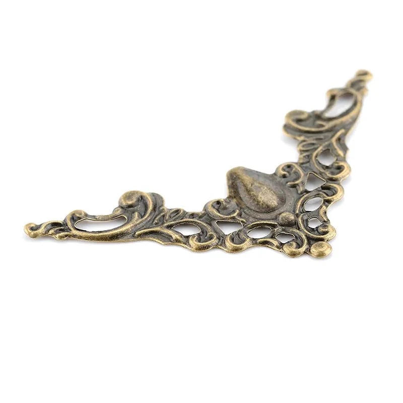 40mm Antique Corner Brackets for Furniture