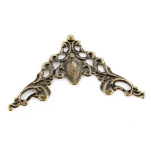 40mm Antique Corner Brackets for Furniture