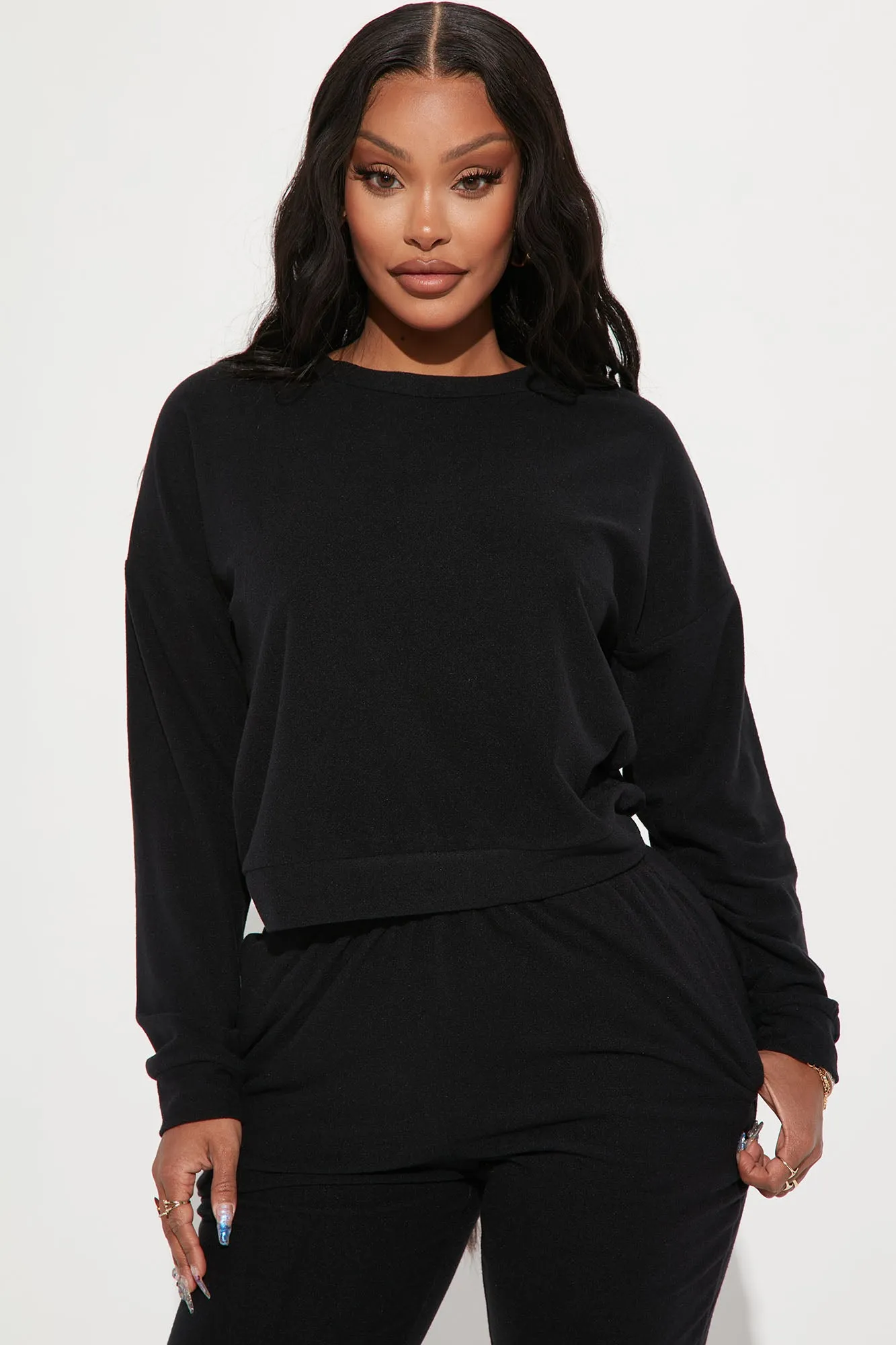 Always Low Key Jogger Set - Black