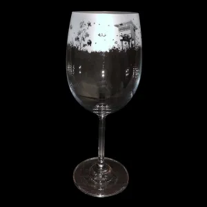 Bee Wine Glass