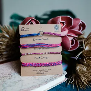 Blackberry Elements Carded Bracelet Set