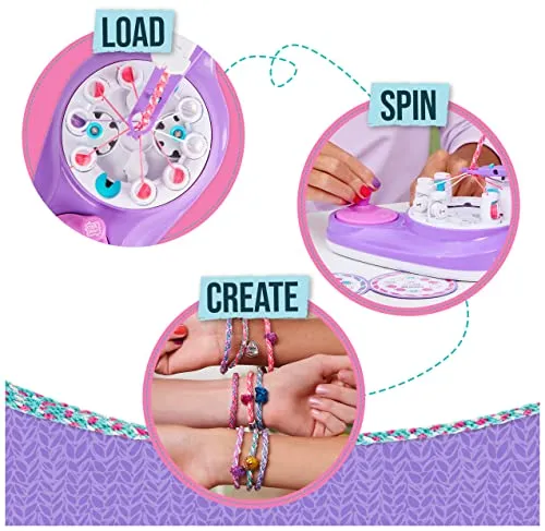 Cool Maker, KumiKreator Bead & Braider Friendship Necklace and Bracelet Making Kit, Arts & Crafts, Kids Toys for Girls Ages 8 and up