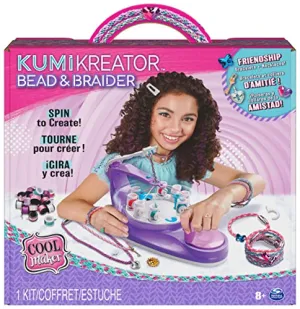 Cool Maker, KumiKreator Bead & Braider Friendship Necklace and Bracelet Making Kit, Arts & Crafts, Kids Toys for Girls Ages 8 and up