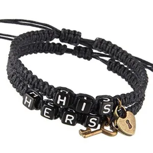 Couple bracelets his and hers