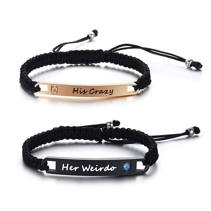 Cute promise bracelet for him and her