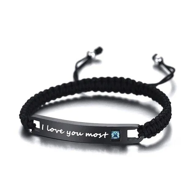 Cute promise bracelet for him and her
