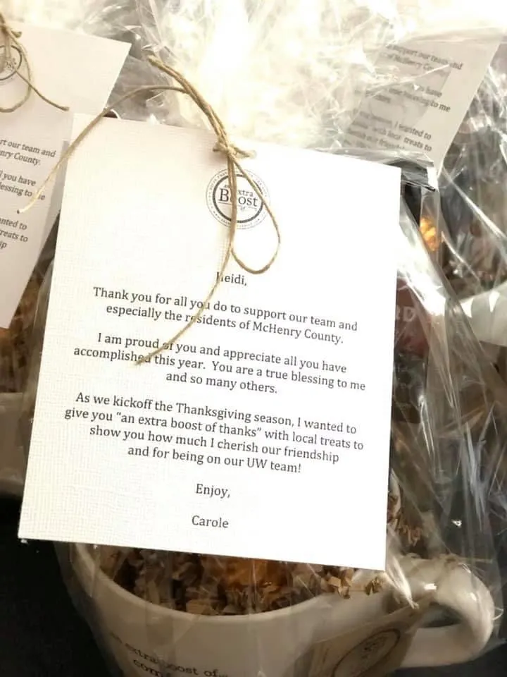 Employee Appreciation Gift Basket Mugs