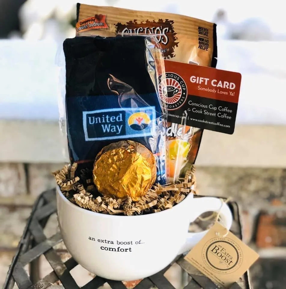 Employee Appreciation Gift Basket Mugs