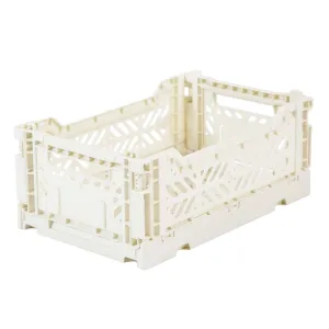 Foldable Crates Small - Coconut Milk