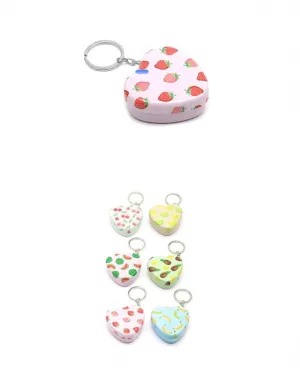 Fruit Print Mini Keychains