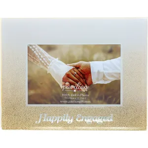 Happily Engaged 8.75" x 6.75" Frame (Holds 6" x 4" Photo)