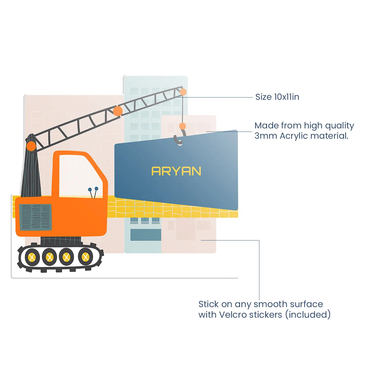 Name Boards - Let's Build, Construction