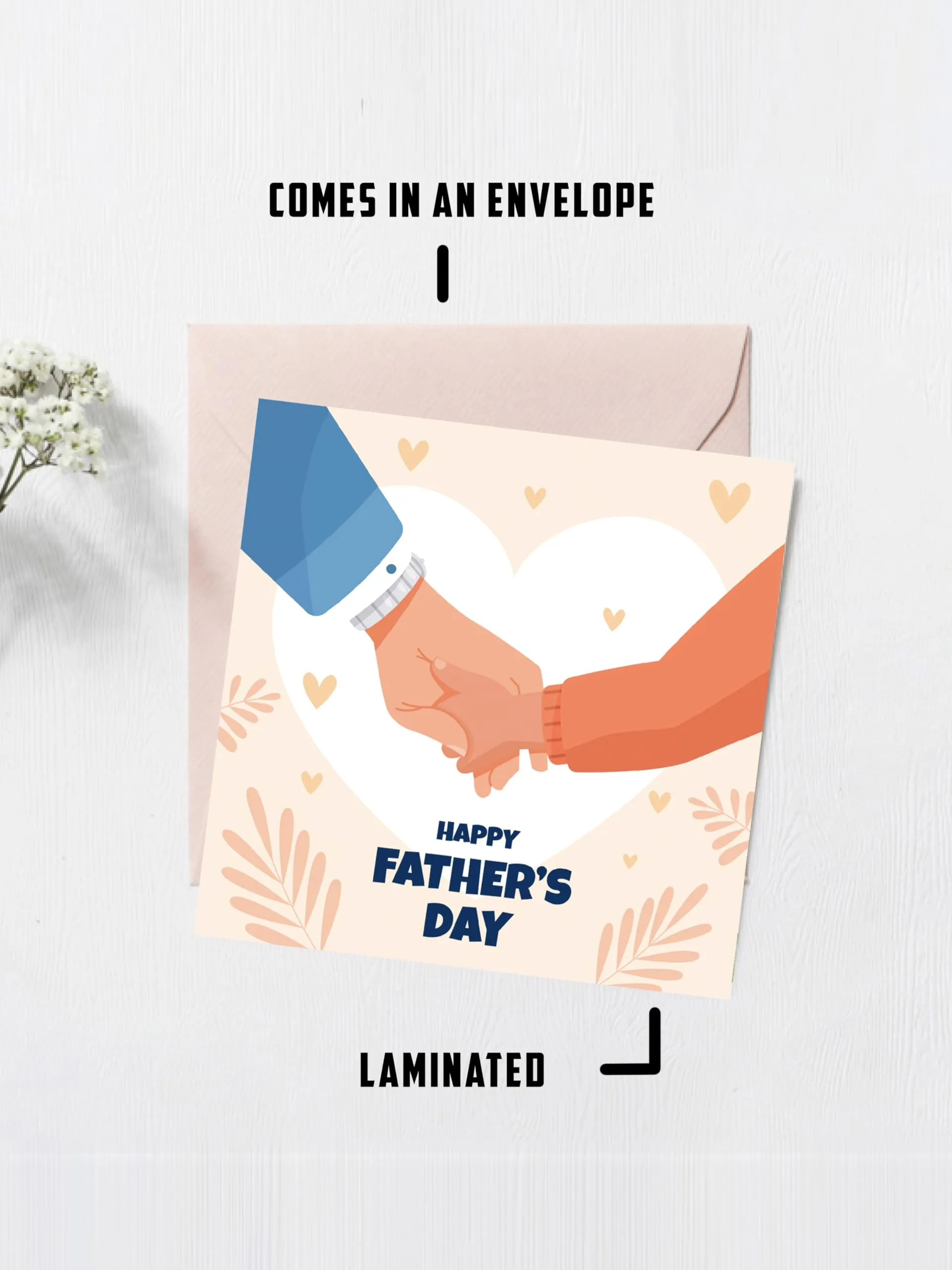 SINCE 7 STORE Father's Day Doodle Coffee Mug with Greeting Card - Thoughtful Gift for Papa (350 ml) - Father's Day, Best Gift for Father Dad Daddy, Papa's Birthday - Dishwasher Microwave Safe