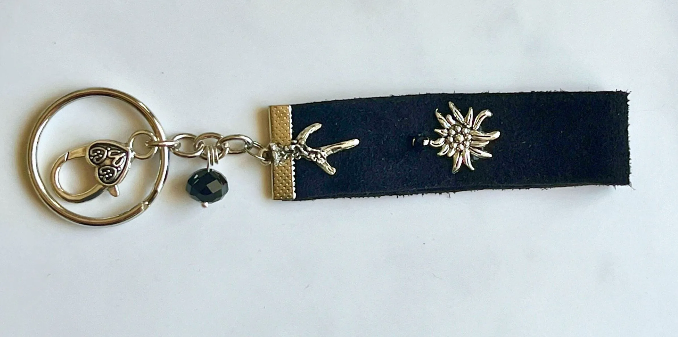 Suede Bavarian Keychain