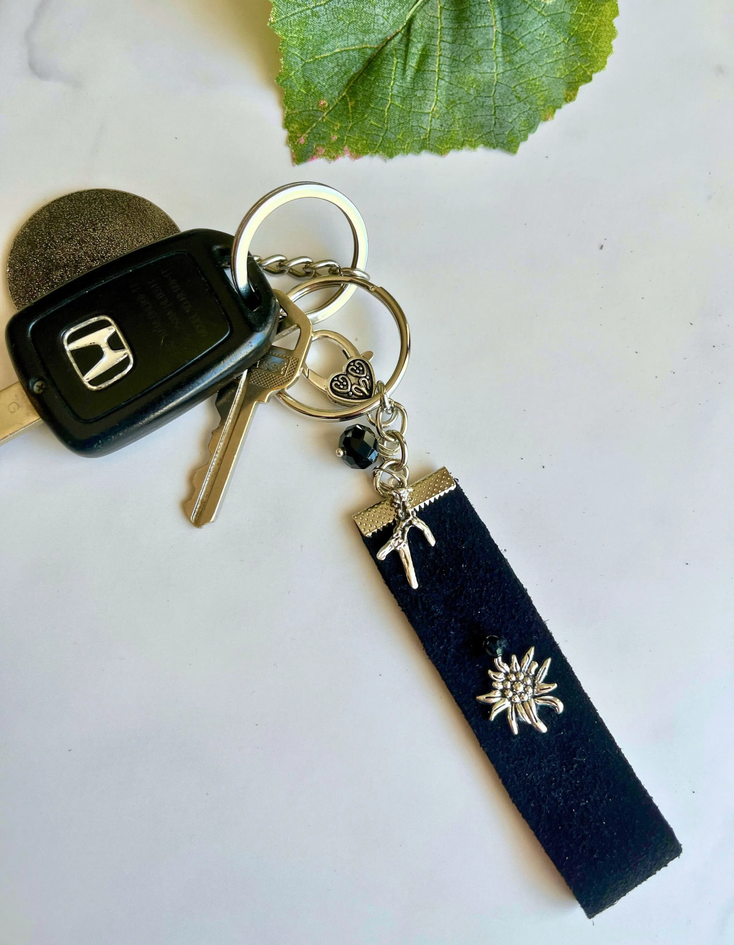 Suede Bavarian Keychain