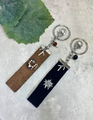 Suede Bavarian Keychain