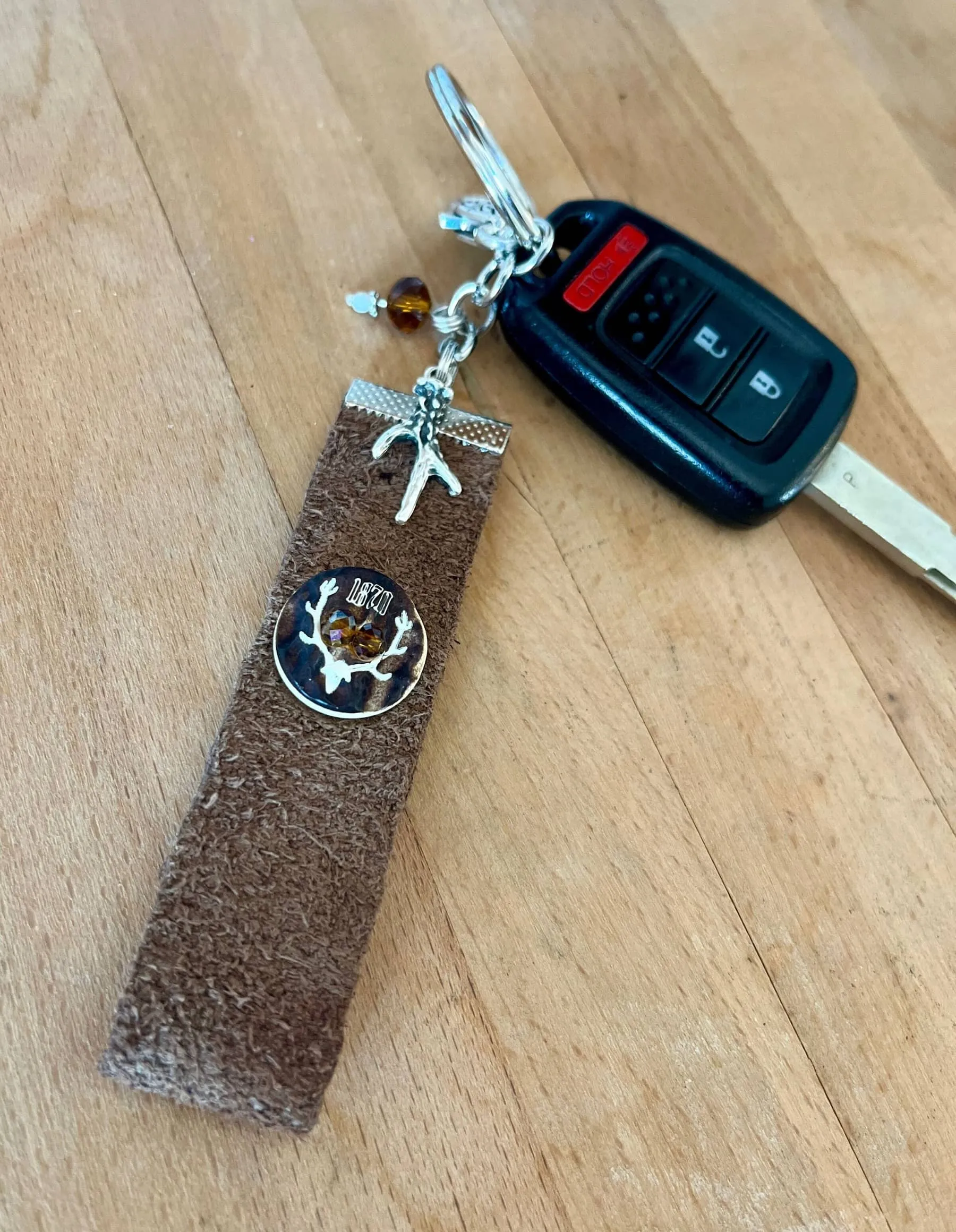 Suede Bavarian Keychain