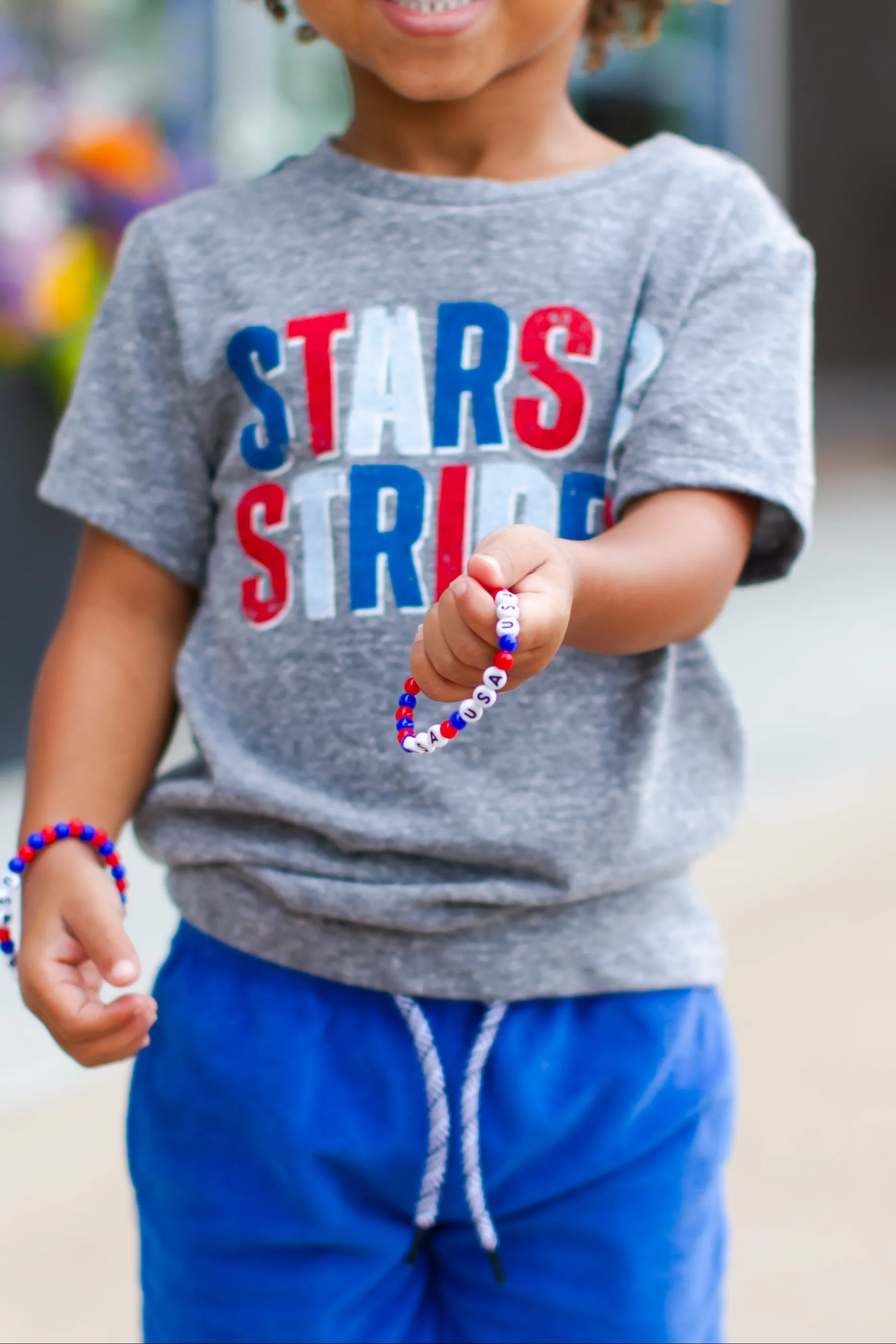 USA Friendship Bracelets in Red/White/Blue